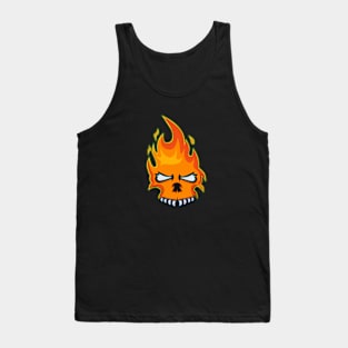 Flame Skull Tank Top